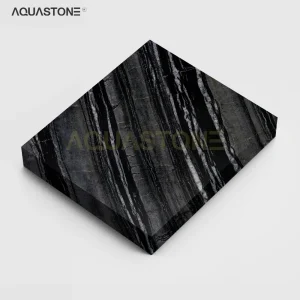 Black Wooden Marble