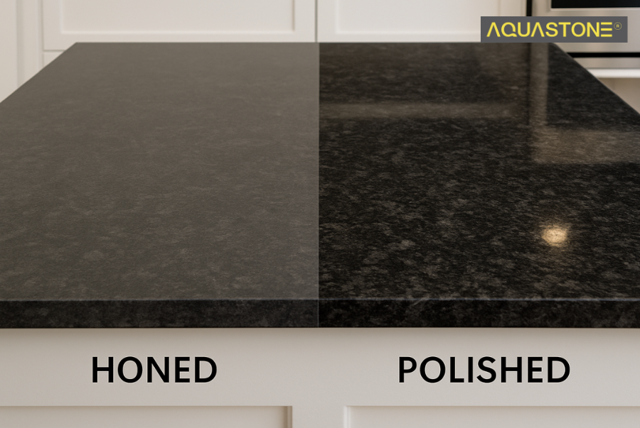 Máy móc hiện đại giúp xử lý bề mặt đá honed đạt độ phẳng và mịn tuyệt đối