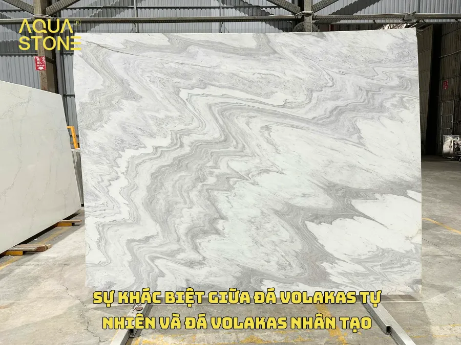 SỰ KHÁC BIỆT GIỮA ĐÁ VOLAKAS TỰ NHIÊN VÀ ĐÁ VOLAKAS NHÂN TẠO