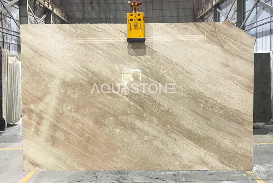 Marble Daino Beige vân gỗ với vân đá tự nhiên