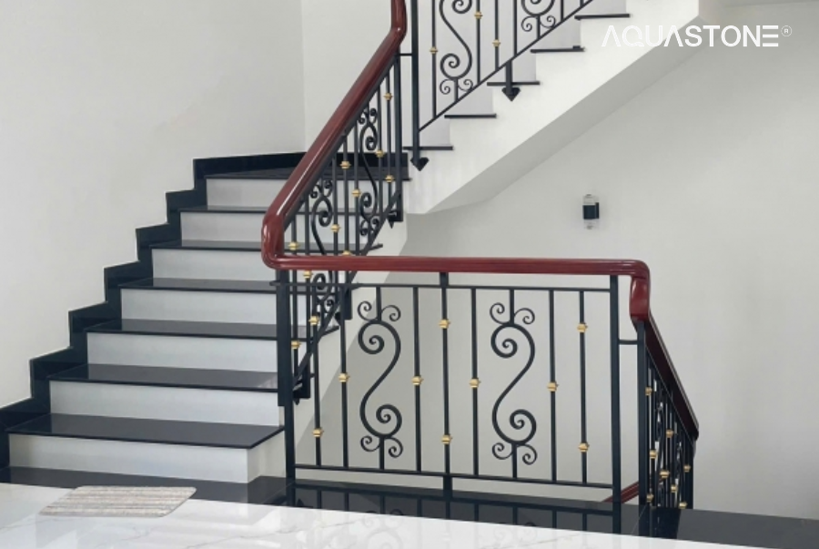 Một mẫu đá cầu thang phù hợp không chỉ đẹp mắt mà còn góp phần tạo nên nguồn sinh khí tích cực cho ngôi nhà